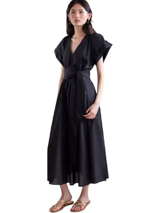 Καλοκαιρινό Midi Φόρεμα Black