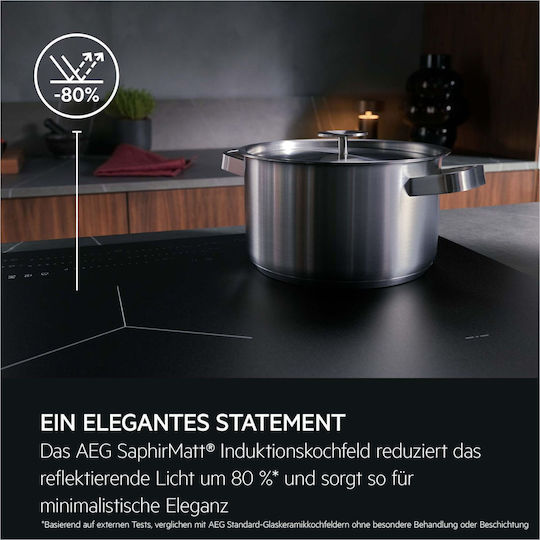 AEG Induktions Kochfeld Autonom mit Sperrmodus 58x51cm