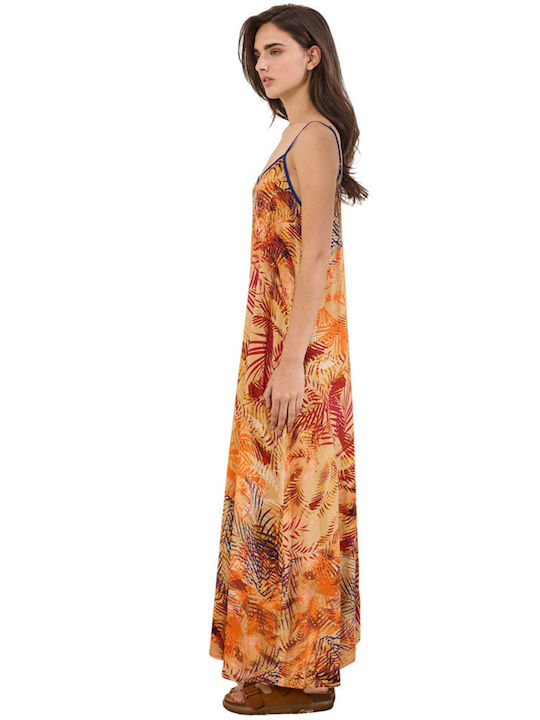 Summer Maxi Slip Dress Citron