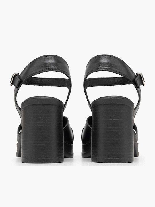 Sandale Elegante Damă Din Piele Negre