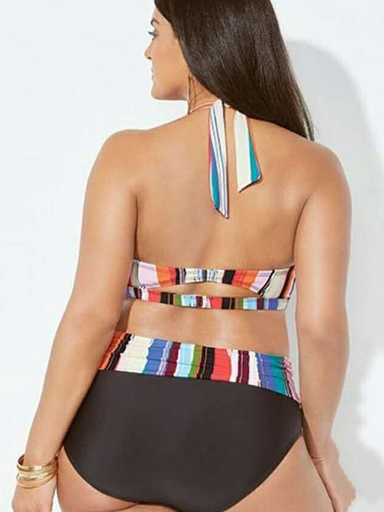 Set Bikini Plus Size Multicolor Mărimea 2XL Multicolor Set Bikini Plus Size Multicolor Mărimea 2XL Multicolor
