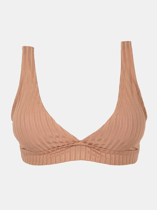 Set Bikini Rip Talie Înaltă Bej Mărimea S Bej