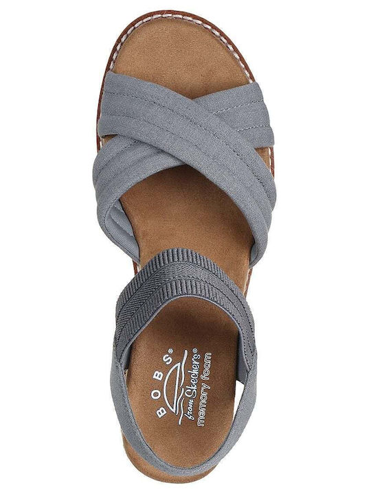 Bobs Desert Chill Καλοκαιρινές Γυναικείες Πλατφόρμες Γκρι