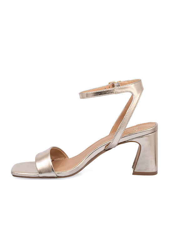 Anatomisch Gold Damen Sandalen