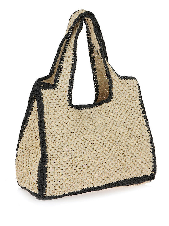 Straw Women's Shoulder Bag Beige