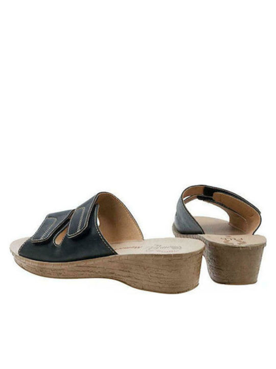 Anatomic Women's Summer Platforms In Slipper Style Black