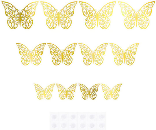 Party Pal Kinder Wandsticker 3D 1cm 12 Stück