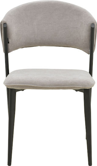 Dolez Метален Стол За Трапезария Сив 49x58.5x82см