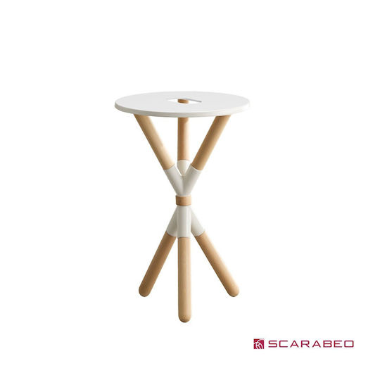 Scarabeo Cross Blat fără Lavoar L52xW52xH76cm Pearl