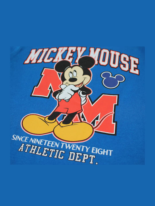 Детски Комплект със Шорти Лятно 2 Части Син Mickey