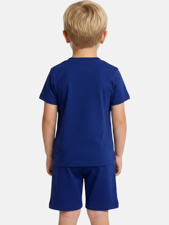 Kids Set with Shorts Summer 2 Pieces Blue Sonic