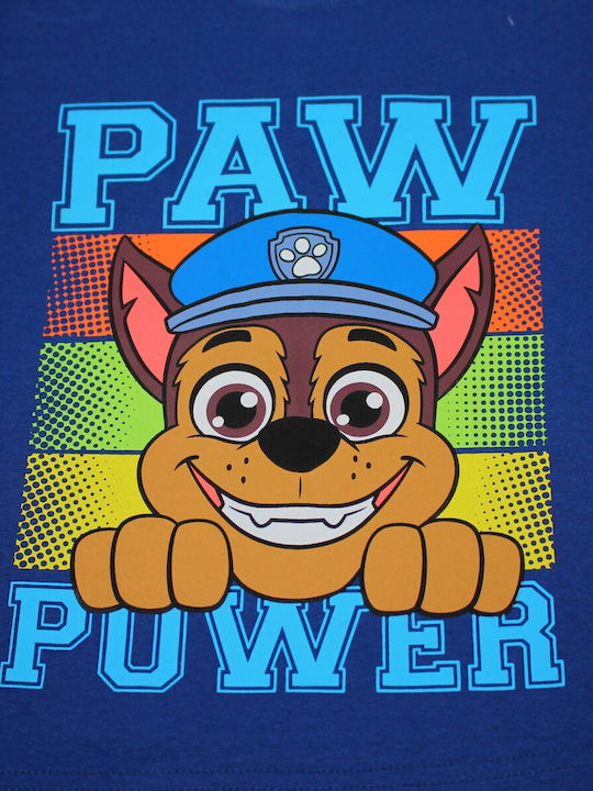 Set Pentru Copii Cu Pantaloni Scurți Vară 2 Bucăți Albăstru Paw Patrol