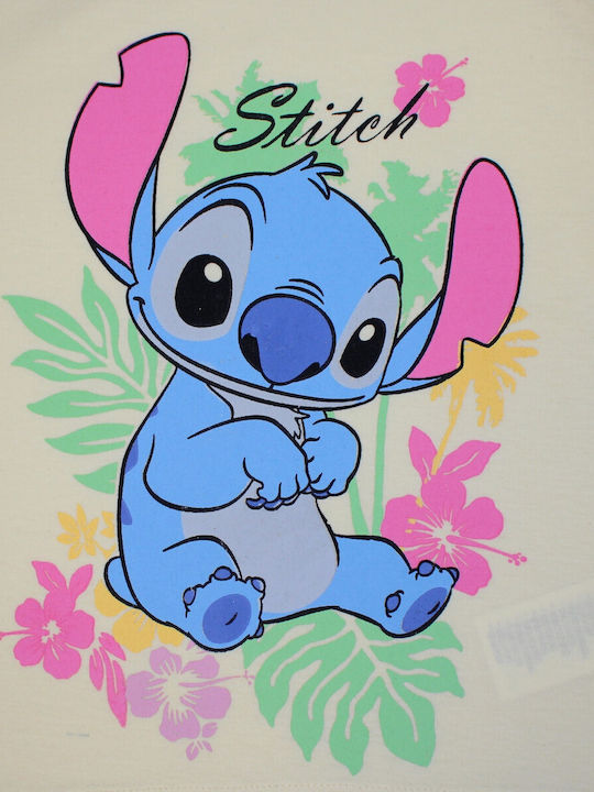 Παιδικό Σετ με Σορτς Καλοκαιρινό 2τμχ Ροζ Stitch