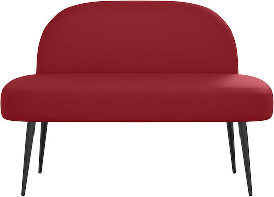 Hocker Für Das Wohnzimmer Mit Leder Bordeaux 76x110x60cm