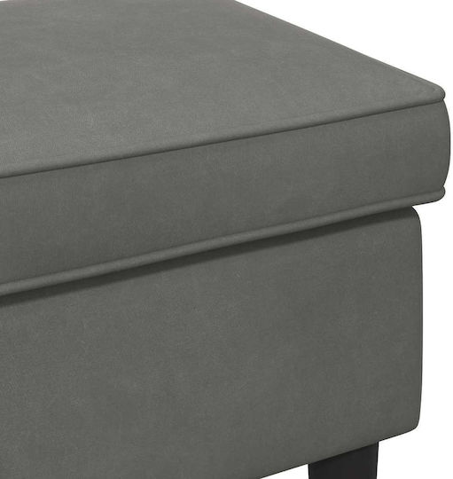 Υποπόδιο Σκούρο Γκρι 55x35x41εκ. Υποπόδιο Σκούρο Γκρι 55x35x41εκ.