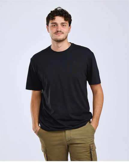 Herren Kurzarm Pinewood T-shirt 3er Pack Farbe Grau Mel Pine Schwarz Größe L