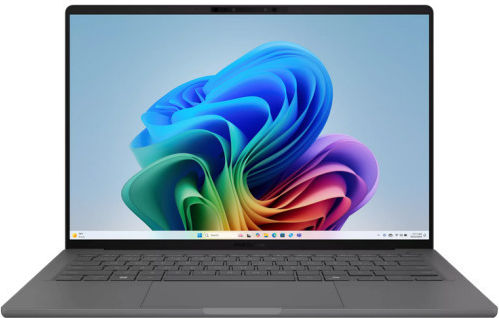 Asus Zenbook A14 UX3407NA-QD099W 14" OLED FHD+ (Snapdragon X2 Elite/32GB/1TB SSD/Windows 11 Home) Gri Islanda (Tastatură SUA)