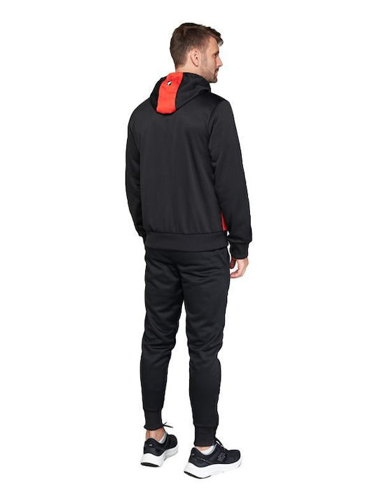 Set Trening Cu Elastic Roșu/Negru