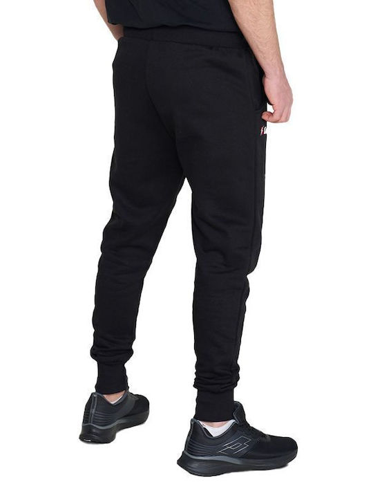 Herren-Sweatpants mit Gummizug Schwarz