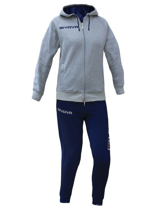 Damen Jogginghosen Set Navy Blau