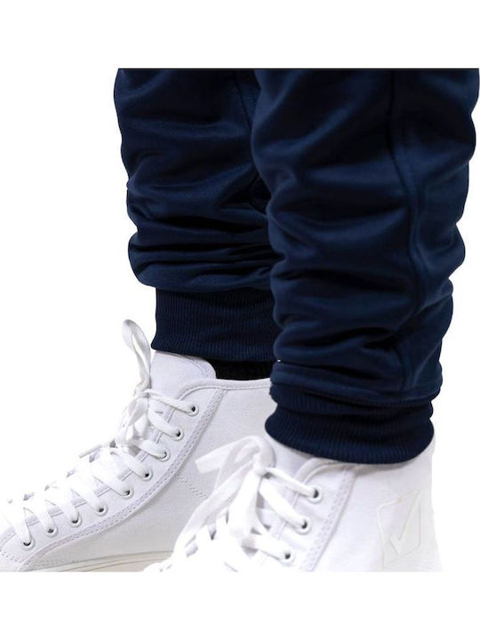 Herren-Sweatpants Set - Jogginganzug mit Gummizug Blau/dunkelblau
