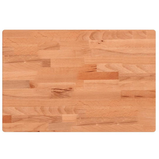 vidaXL Countertop without Sink L80xW40xH4cm Beech
