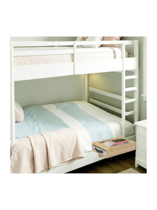 Noptiere Dormitor Din Bambus Multicolore 2 Bucăți 26.5x26.5x37cm