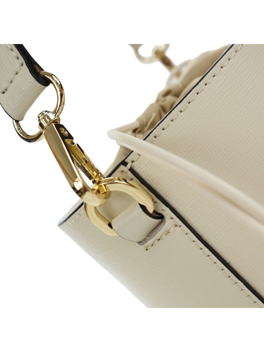 Fabric Women's Drawstring Bag Beige