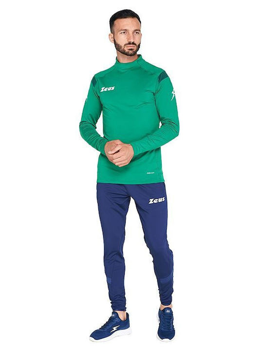 Sportliche Langarmbluse Grün