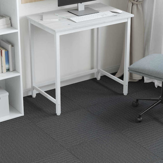 vidaXL Set Plastic Floor with 20 Tiles L50xW50cm Gray