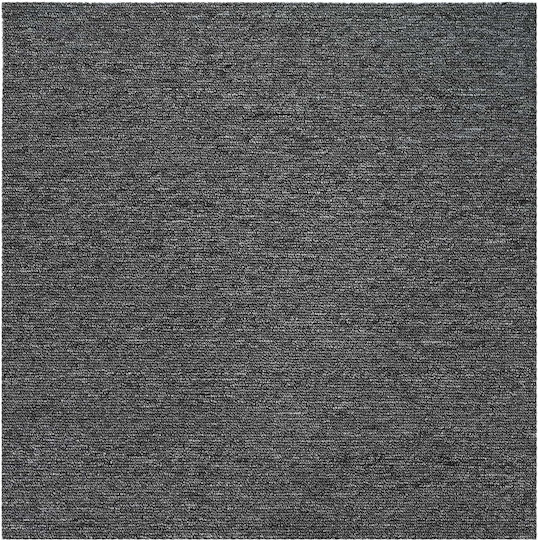 vidaXL Set Plastic Floor with 4 Tiles L50xW50cm Gray