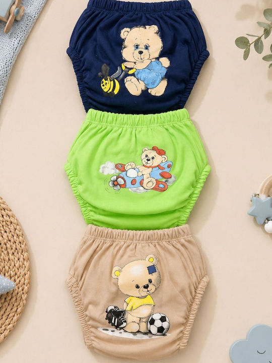 Poopes Set Kids Underwear Potty Training Pants 3 Pieces Multicolour