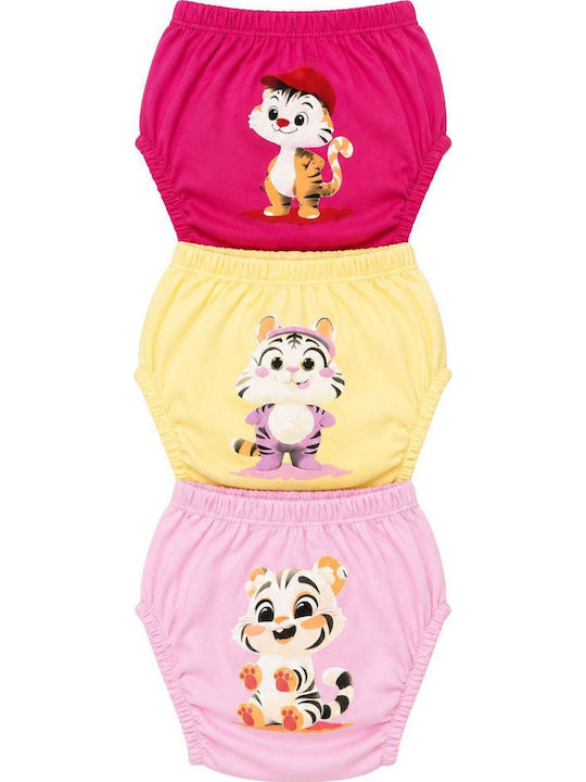 Poopes Set Kids Underwear Potty Training Pants 3 Pieces Multicolour