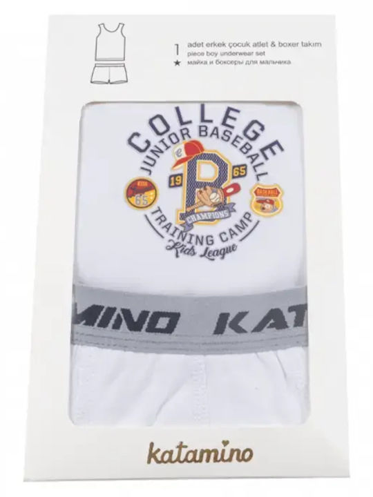 Online Set Kids Sleeveless Undershirts White