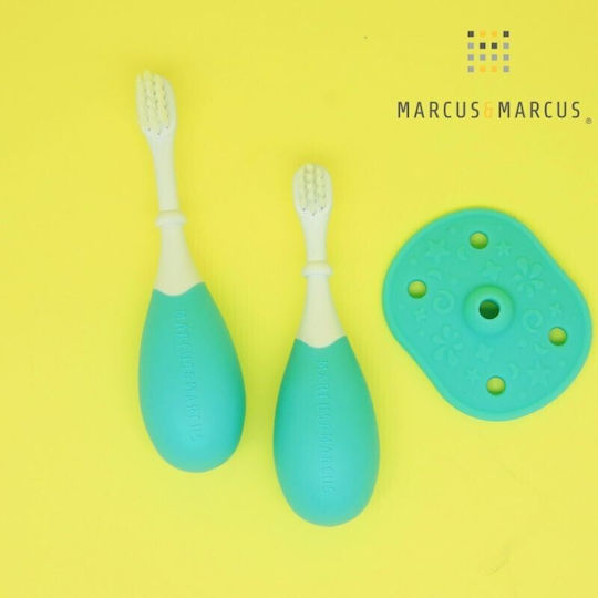 Marcus & Marcus Σετ Παιδικές Οδοντόβουρτσες 2τμχ Μπλε