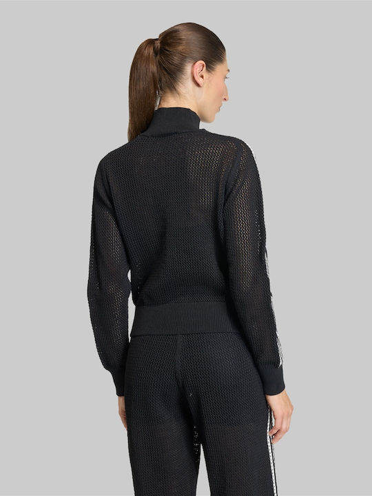 Firebird Track Top Γυναικεία Πλεκτή Ζακέτα σε Μαύρο Χρώμα