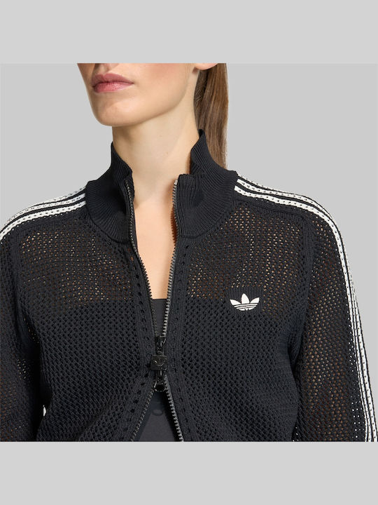 Firebird Track Top Γυναικεία Πλεκτή Ζακέτα σε Μαύρο Χρώμα