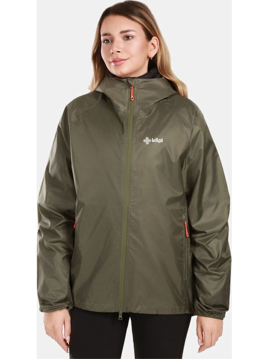Waterproof and Windproof Jacket Dark Green