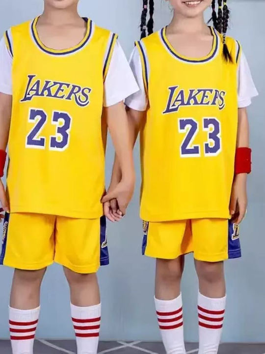 King Παιδικό Σετ Μπάσκετ James Los Angeles Lakers