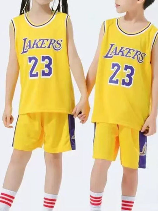 King Παιδικό Σετ Μπάσκετ James Los Angeles Lakers