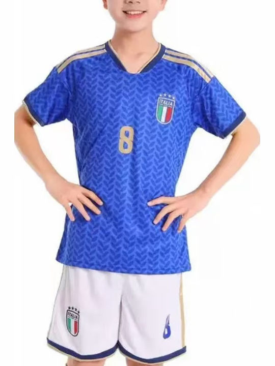 King Παιδικό Σετ Ποδοσφαίρου Sandro Tonali Προκριματικά Mundial 2026 Εθνικής Ιταλίας Home
