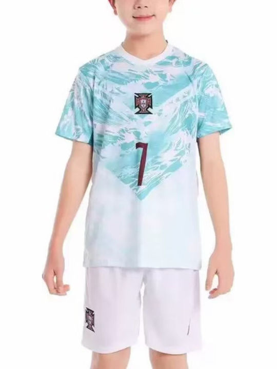 King Kids Football Set Ronaldo “7” Portugal National Team