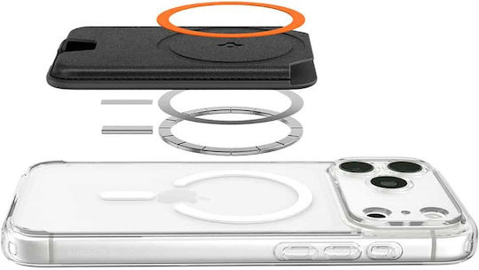 Spigen MagSafe Card Case Valentinus Magfit+ in Black Colour