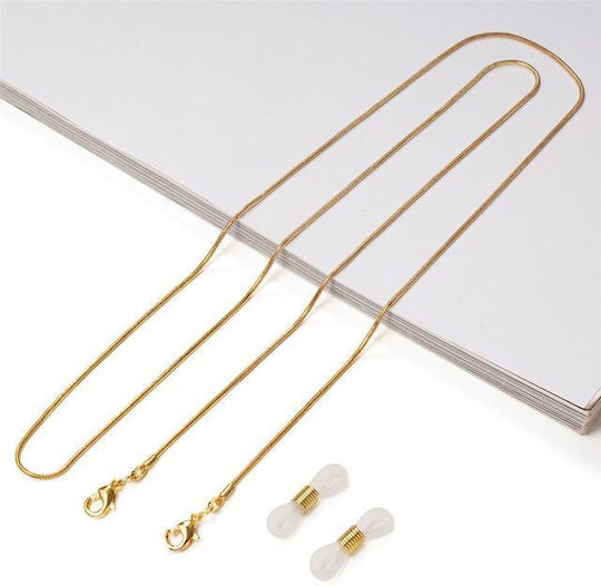 Unisex Glasses Chain Metal Alloy Gold