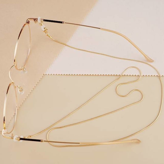 Unisex Glasses Chain Metal Alloy Gold