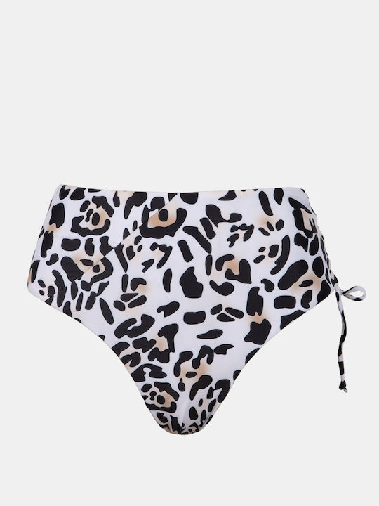 Set Bikini Strapless Tierdruck Hohe Taille Größe M Animal