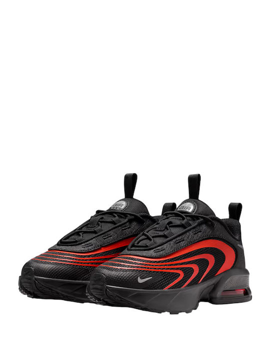Air Max Kids Sports Shoes Running with Laces Black