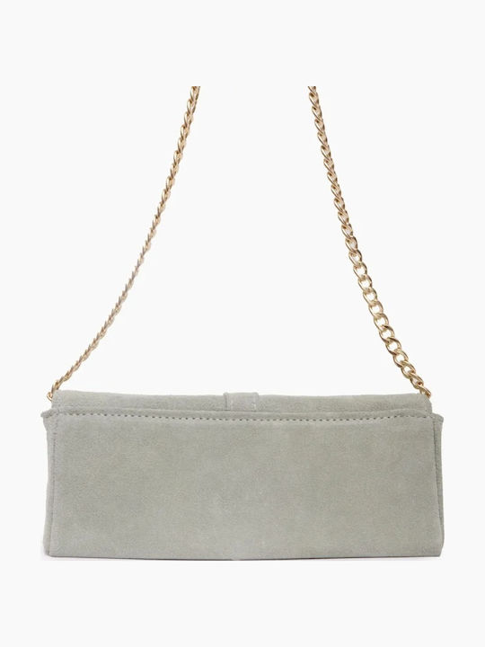 Leather Women's Shoulder Bag Gray