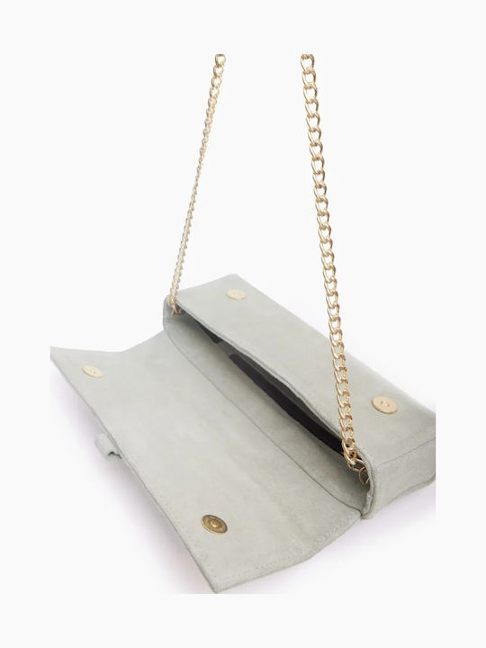 Leather Women's Shoulder Bag Gray