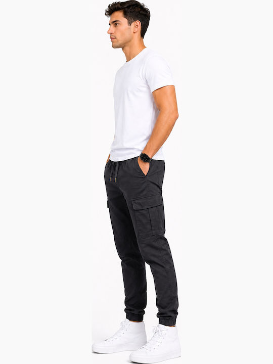 Cargo Trousers in Regular Fit Black